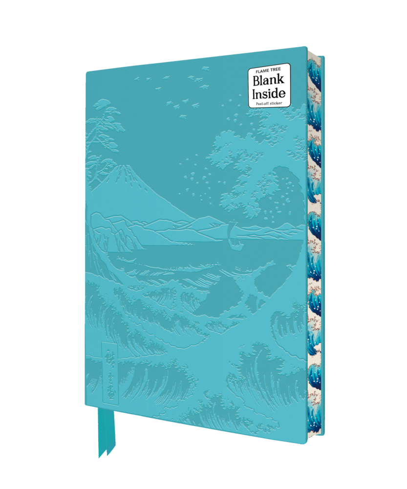 Exquisit Premium Notizbuch Blank DIN A5: Utagawa Hiroshige Das Meer bei Satta
