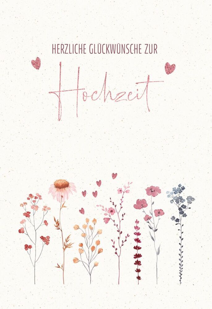 Herzliche Glückwünsche zur Hochzeit