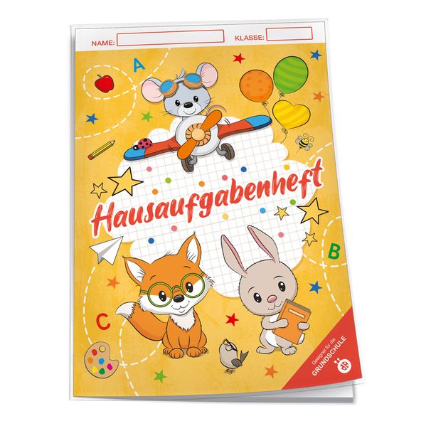 TRÖTSCH - Hausaufgabenheft Grundschule Zum Schulstart Tierfreunde