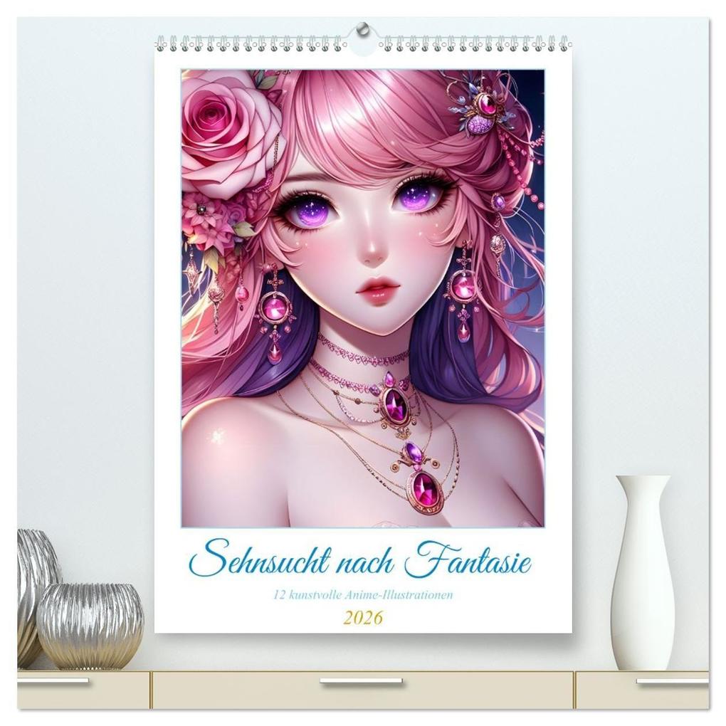 Sehnsucht nach Fantasie (hochwertiger Premium Wandkalender 2026 DIN A2 hoch) Kunstdruck in Hochglanz