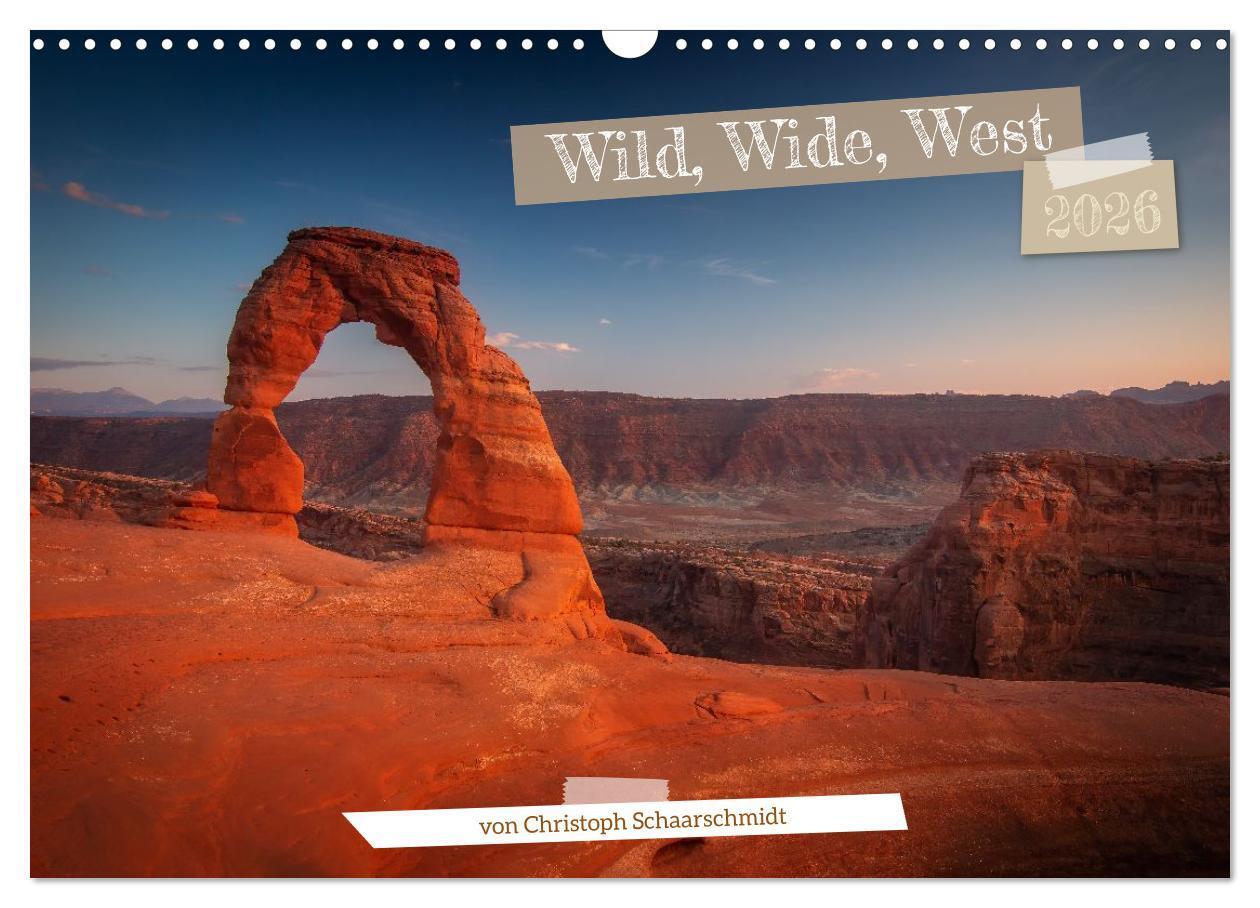 Wild Wide West (Wandkalender 2026 DIN A3 quer) CALVENDO Monatskalender