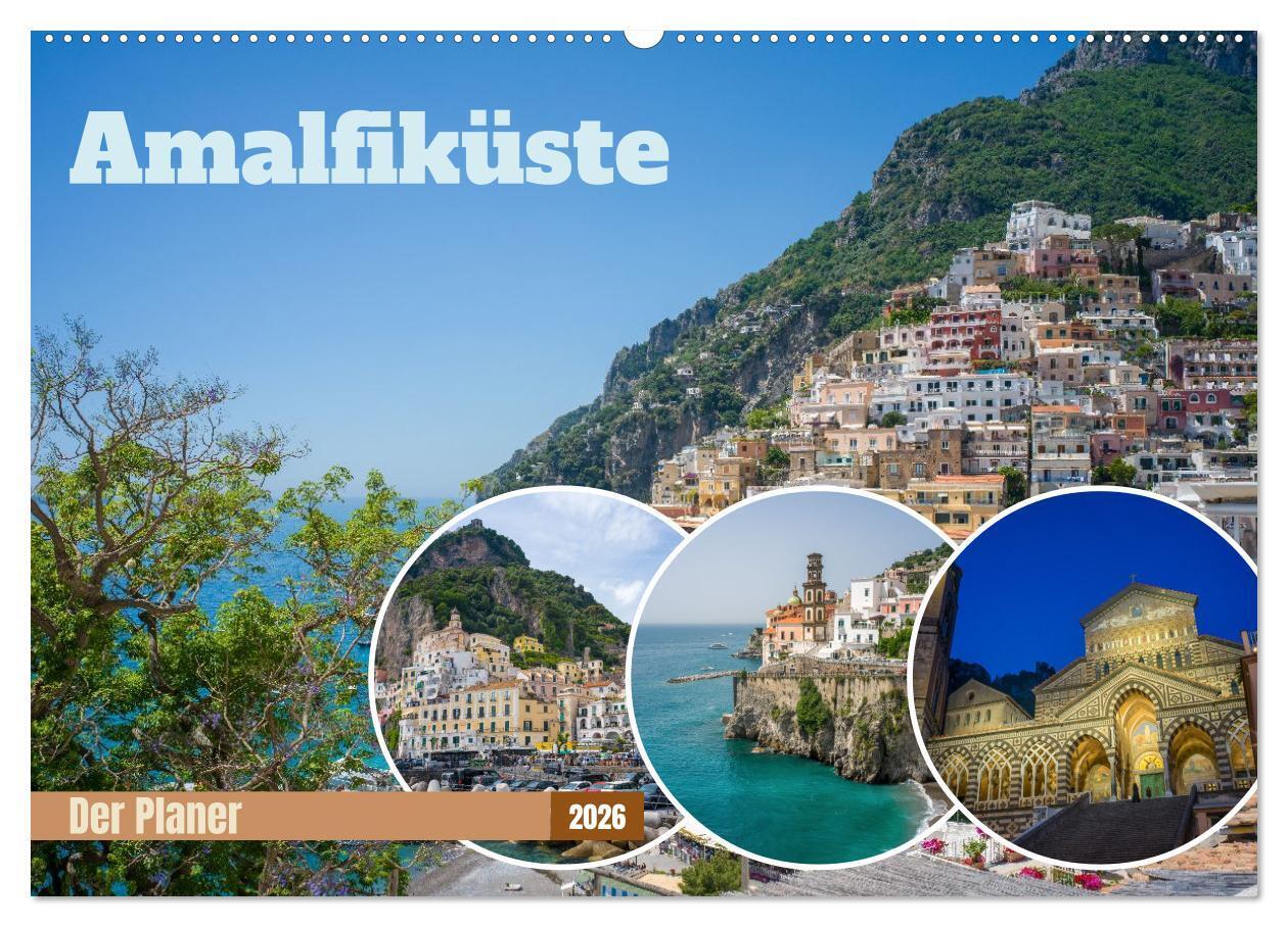 Amalfiküste - Der Planer (Wandkalender 2026 DIN A2 quer) CALVENDO Monatskalender