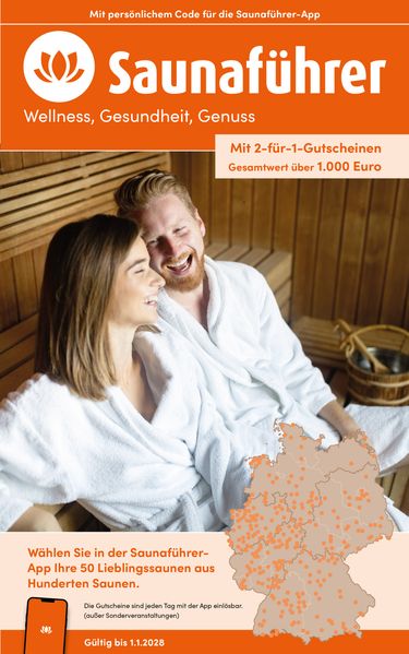 Saunaführer 2026/2027 - Wellness Gesundheit Genuss