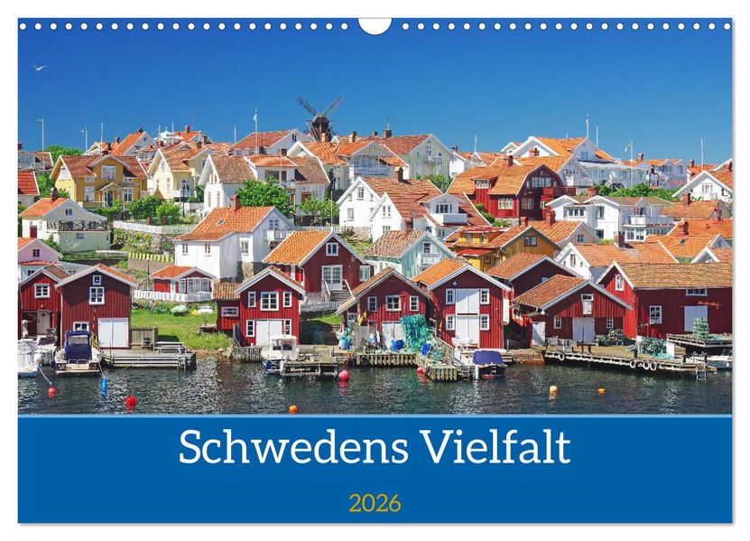 Schwedens Vielfalt (Wandkalender 2026 DIN A3 quer) CALVENDO Monatskalender