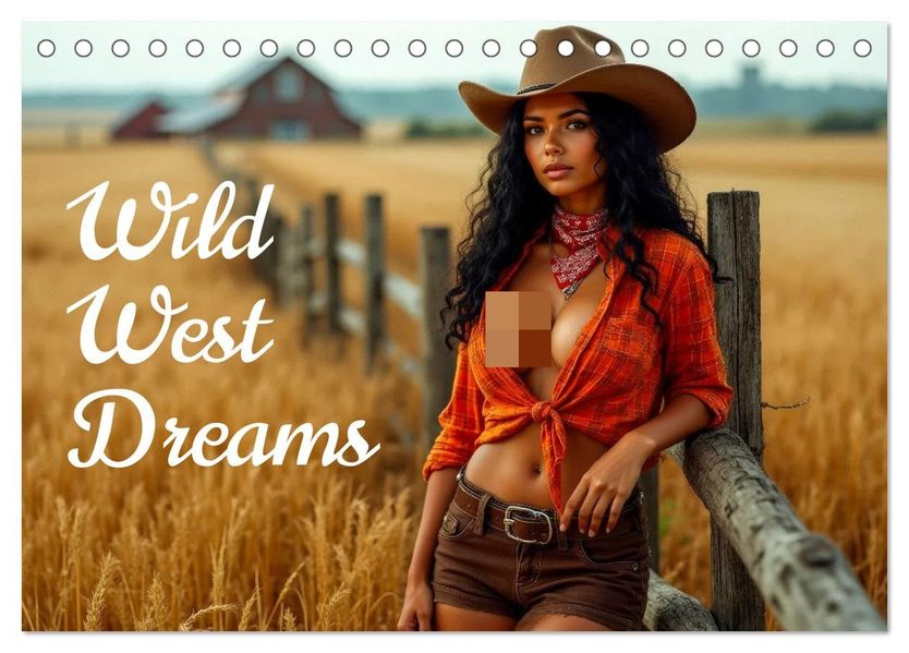 Wild West Dreams (Desk Calendar 2026 DIN A5 landscape) CALVENDO 12 Month DeskCalendar