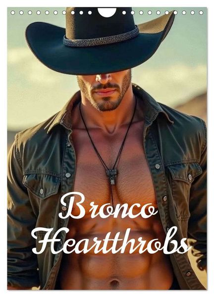 Bronco Heartthrobs (Wall Calendar 2026 DIN A4 portrait) CALVENDO 12 Month Wall Calendar
