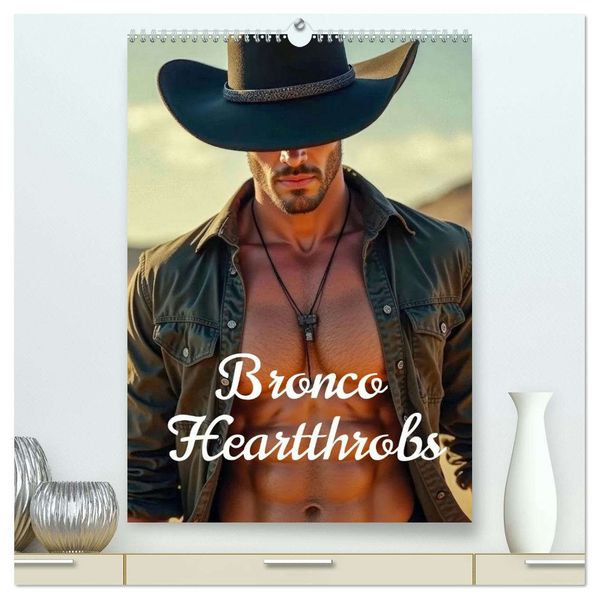 Bronco Heartthrobs (High Quality Premium Wall Calendar 2026 DIN A2 portrait)CALVENDO 12 Month Wall Calendar