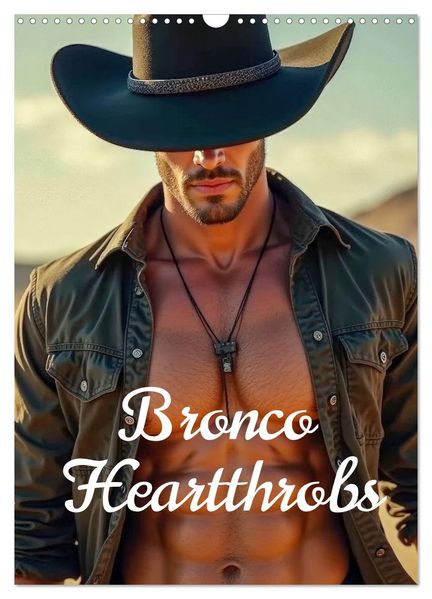 Bronco Heartthrobs (Wall Calendar 2026 DIN A3 portrait) CALVENDO 12 Month Wall Calendar