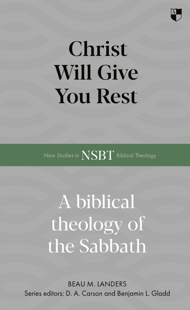 Christ Will Give You Rest