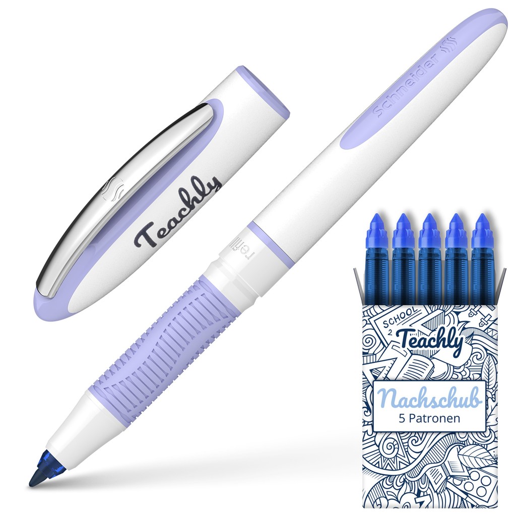 Teachly Tintenroller Superstudent Flieder
