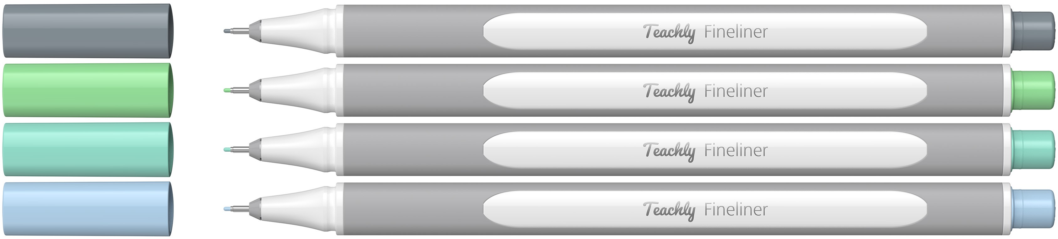 Teachly Fineliner Pastell Ocean 4er Set