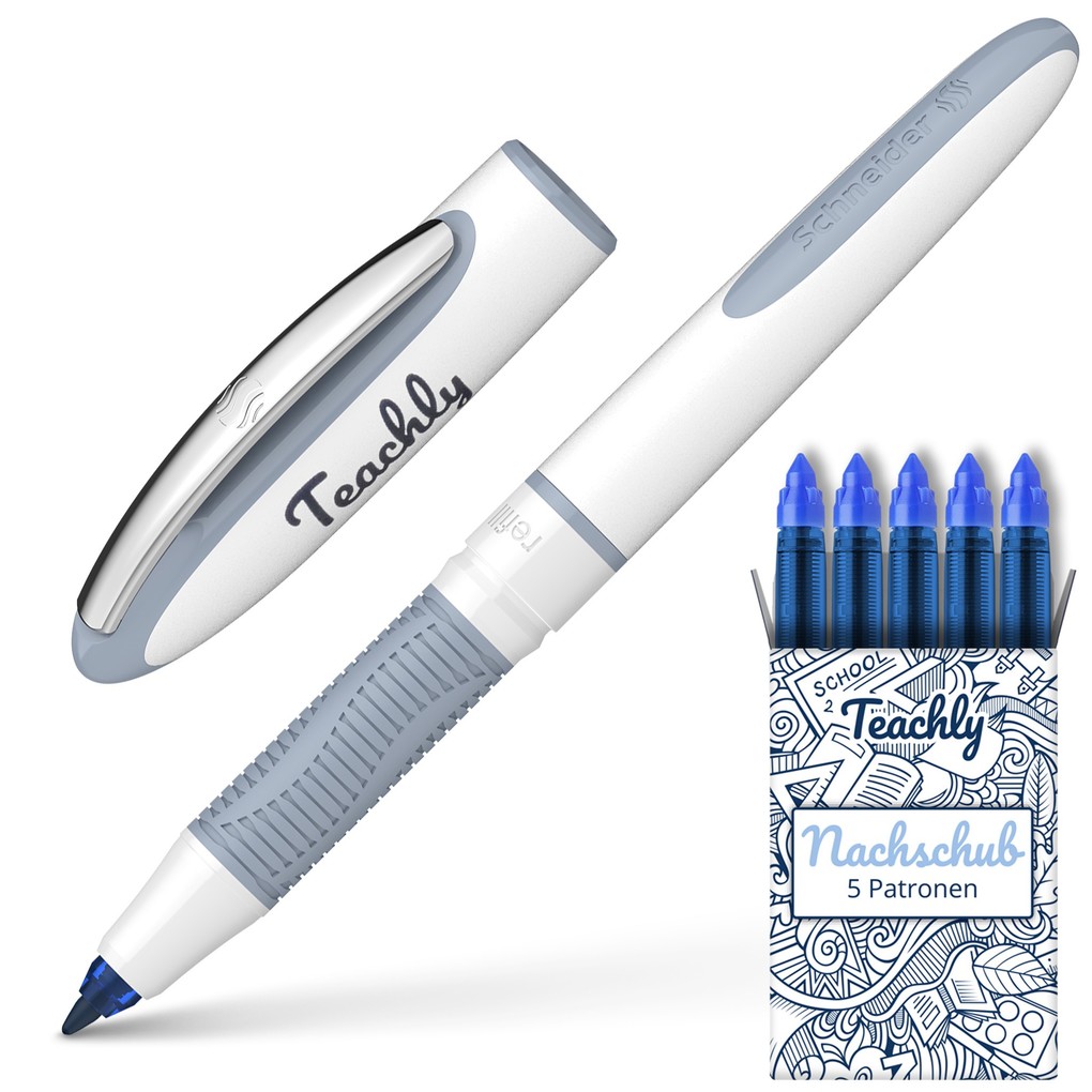 Teachly Tintenroller Superstudent Anthrazit