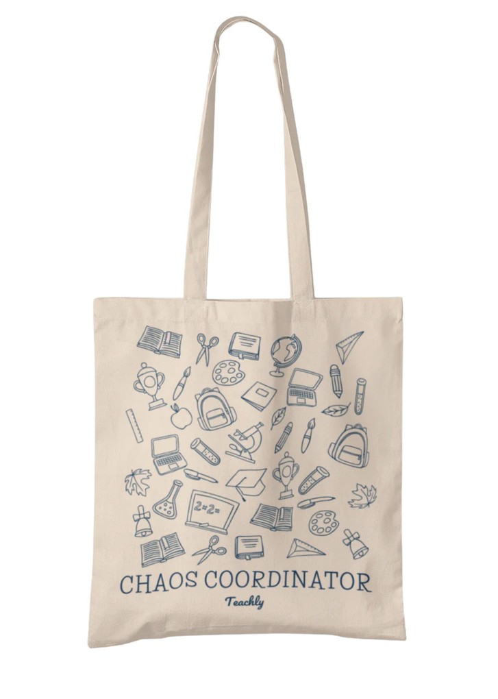 Teachly Baumwolltasche Einkaufstasche Chaos Coordinator