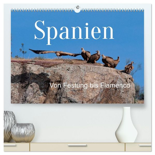 Von Festung bis Flamenco (hochwertiger Premium Wandkalender 2026 DIN A2 quer) Kunstdruck in Hochglanz