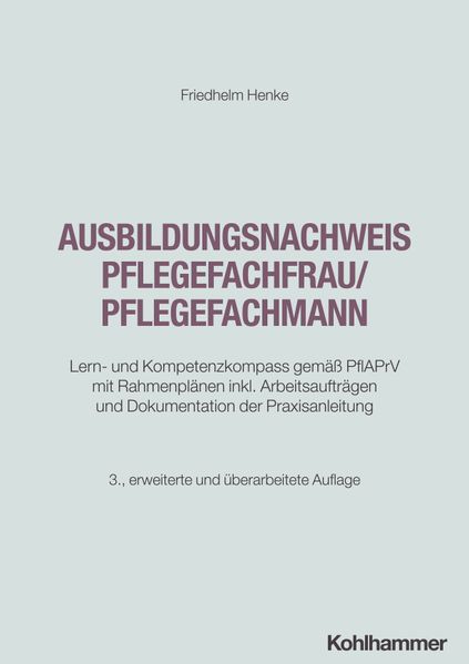 Ausbildungsnachweis Pflegefachfrau/Pflegefachmann