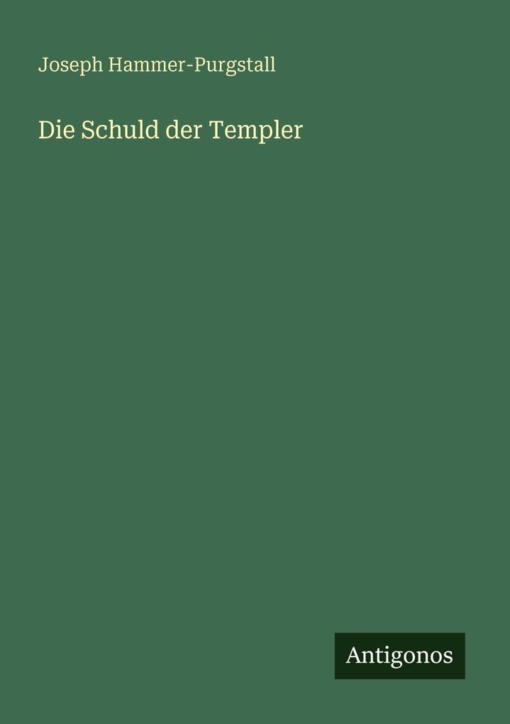 Die Schuld der Templer