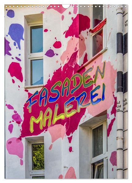 Fasadenmalerei (Wandkalender 2026 DIN A3 hoch) CALVENDO Monatskalender