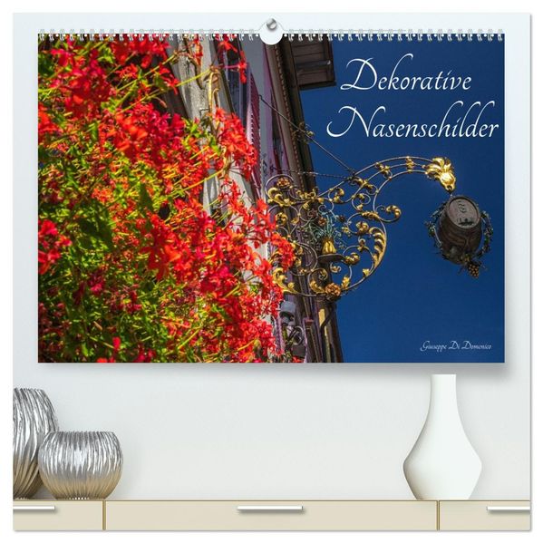 Dekorative Nasenschilder (hochwertiger Premium Wandkalender 2026 DIN A2 quer) Kunstdruck in Hochglanz
