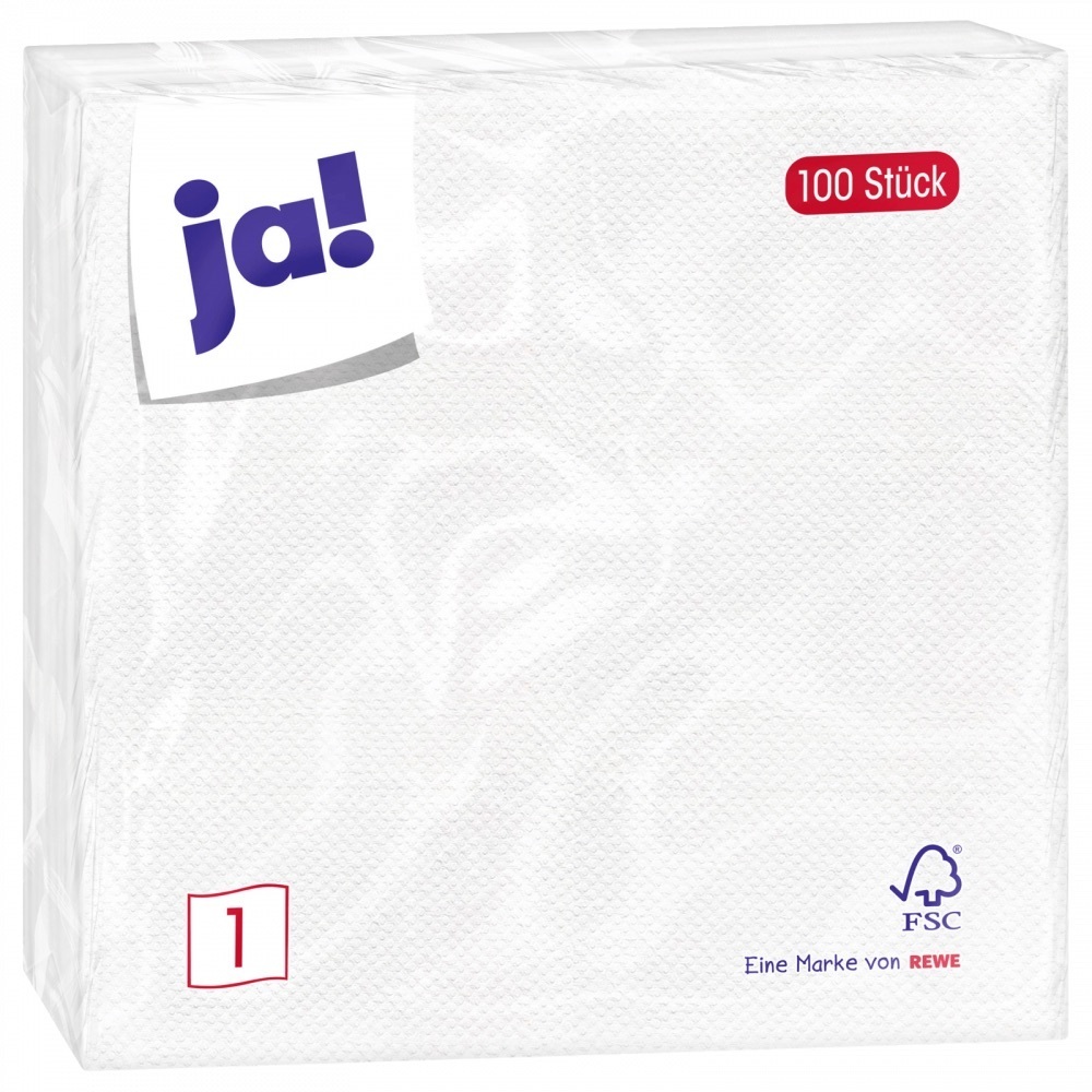 Ja! praegeservietten 100er Pack