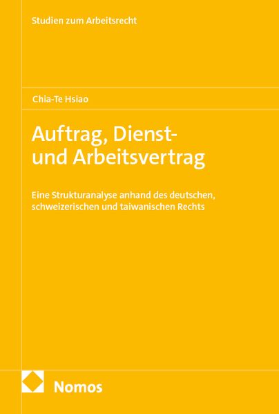 Auftrag Dienst- und Arbeitsvertrag