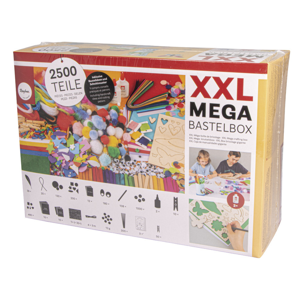 XXL-Mega-Bastelbox 2.500 Teile