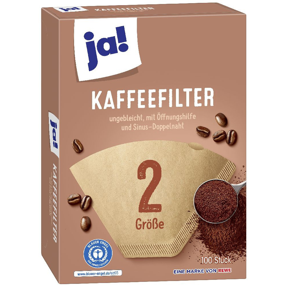Ja! kaffeefilter 2 100er Pack