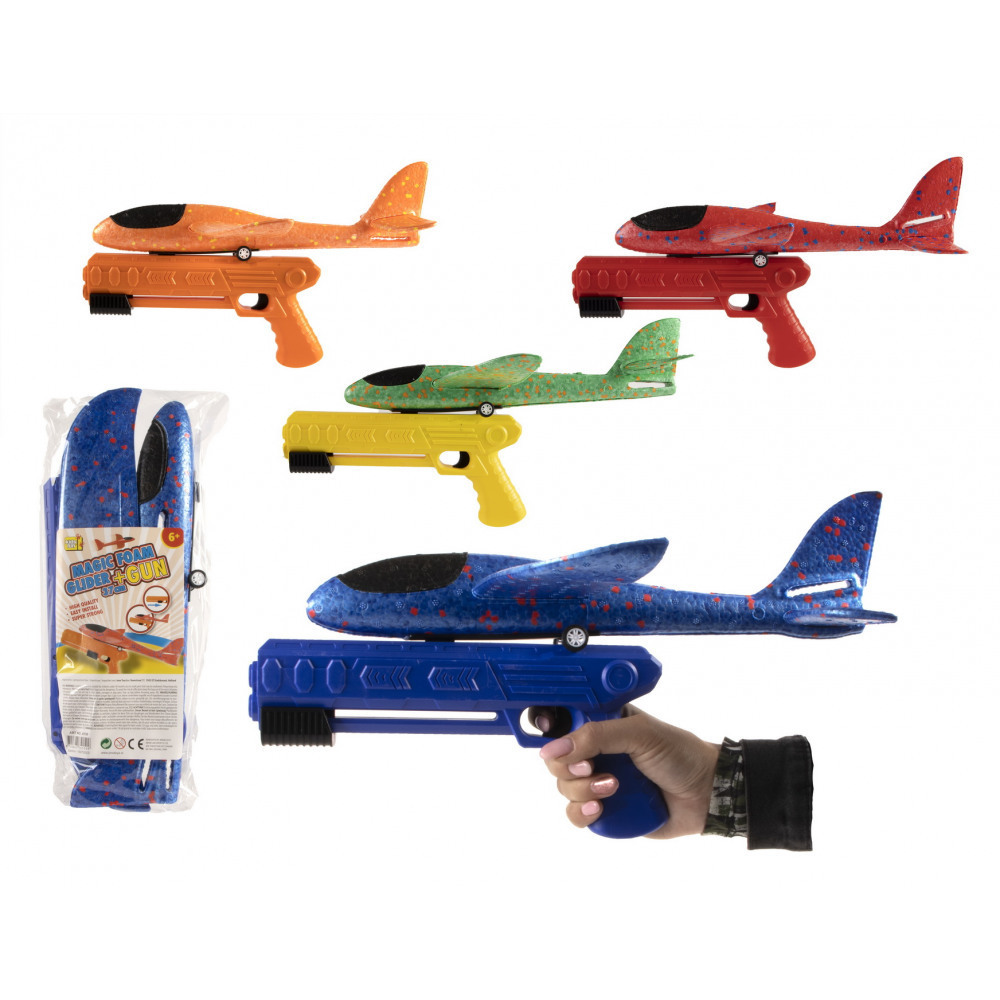 Zentrada Shooting Glider Eva-Flugzeug 37 Cm Farben 4