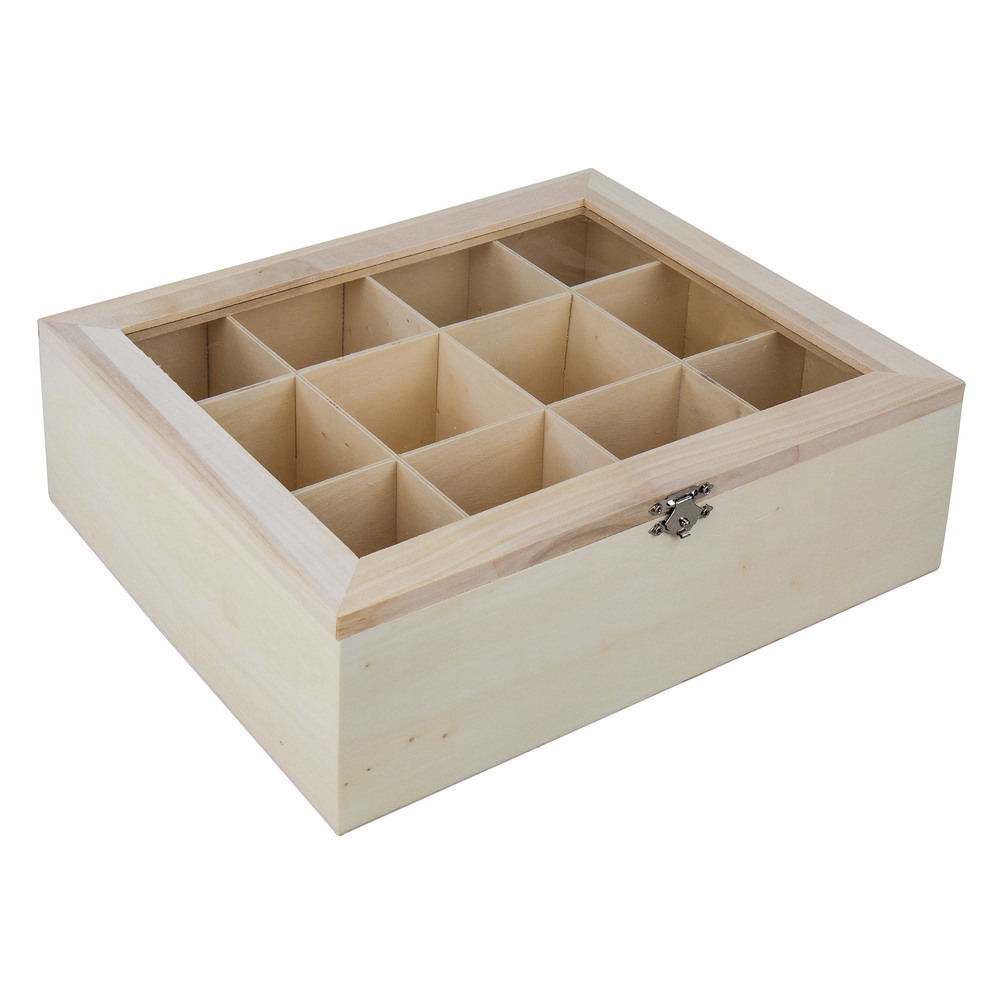 Holz Teebox FSC 100% natur