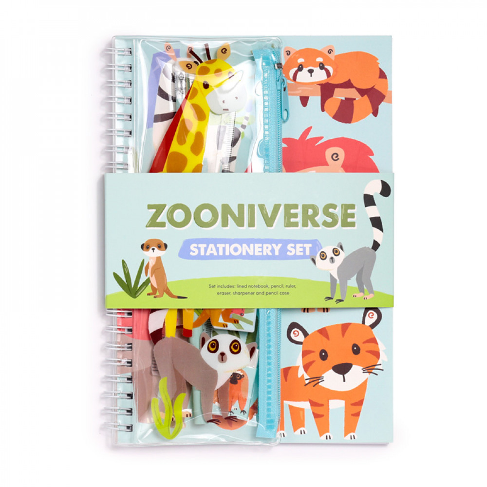 Ring-Notizbuch mit Huelle und 6 Papierartikeln