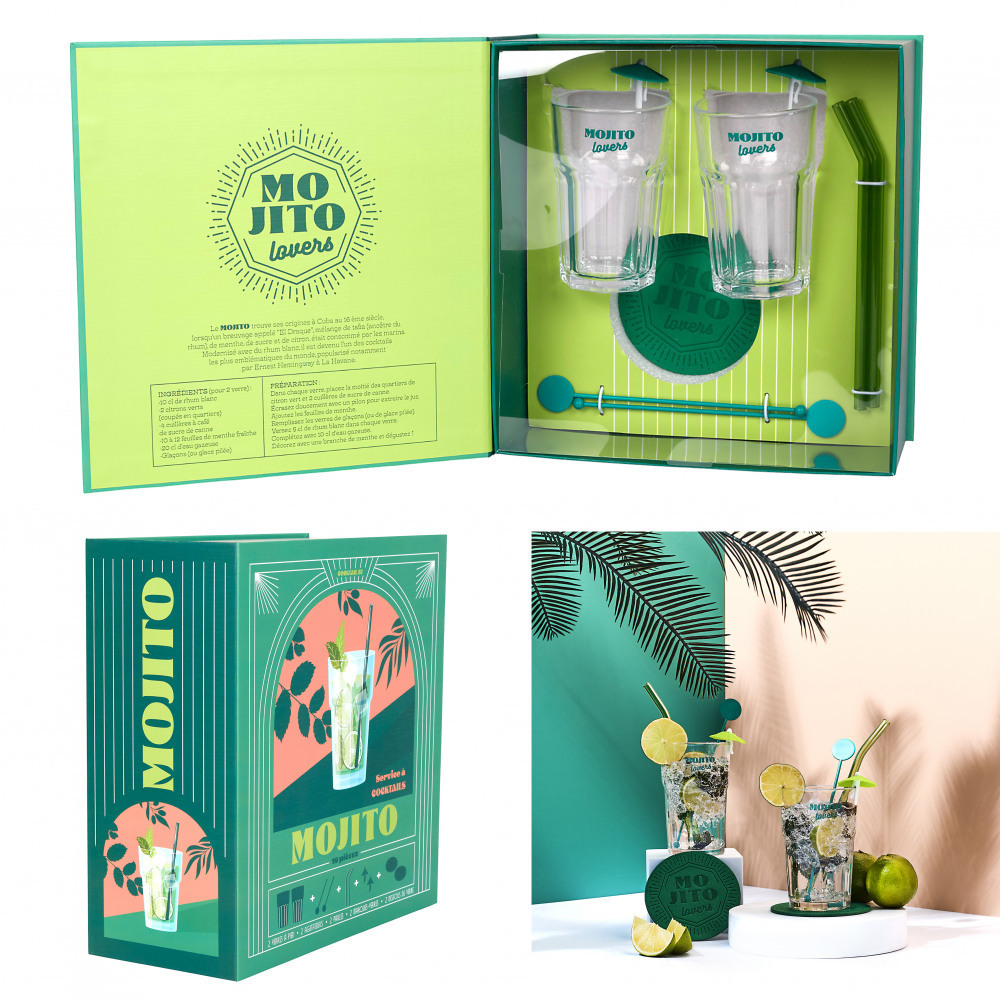 10-teilige Mojito-Cocktailbox