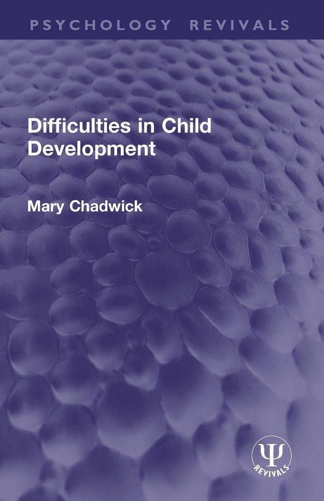 Difficulties in Child Development