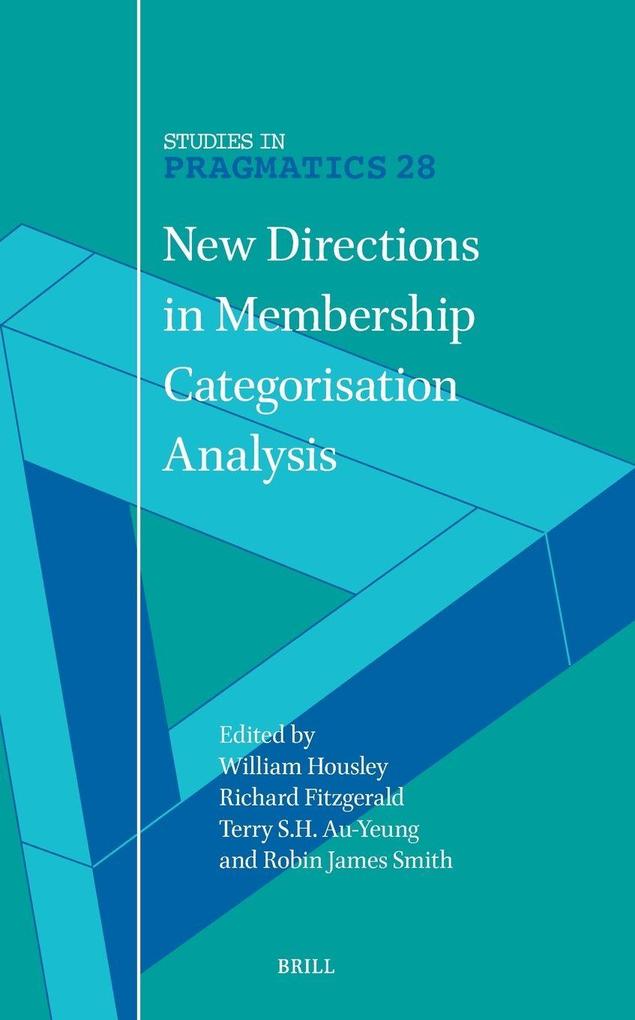 New Directions in Membership Categorisation Analysis
