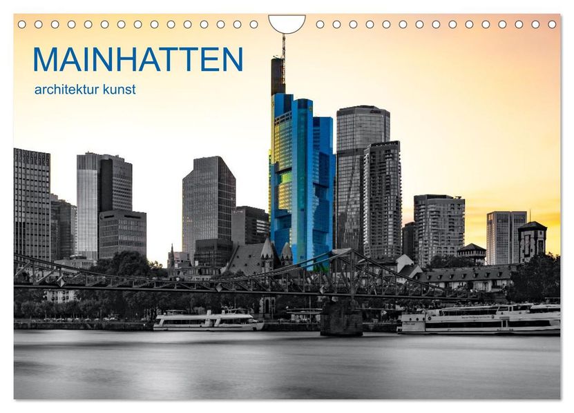 MAINHATTEN architektur kunst (Wandkalender 2026 DIN A4 quer) CALVENDO Monatskalender