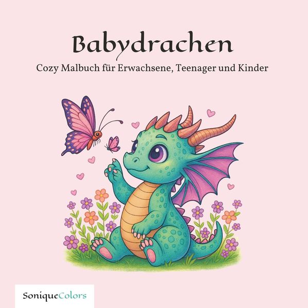 Babydrachen - Cozy Malbuch für Erwachsene Teenager und Kinder