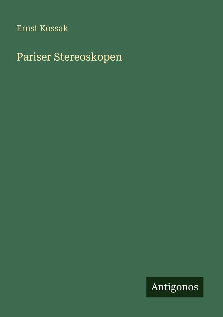 Pariser Stereoskopen