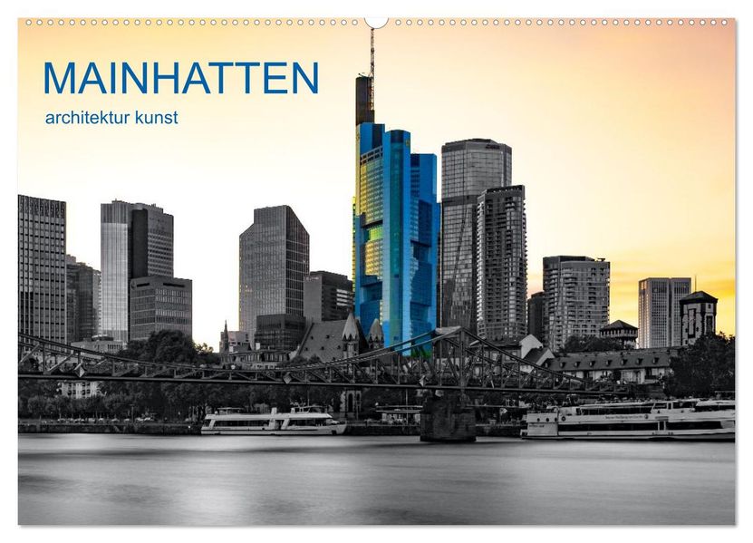 MAINHATTEN architektur kunst (Wandkalender 2026 DIN A2 quer) CALVENDO Monatskalender