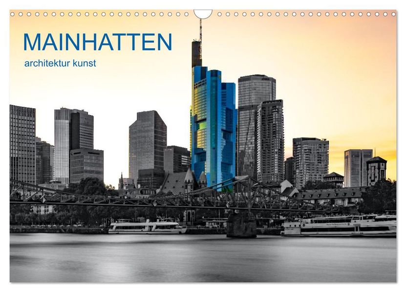 MAINHATTEN architektur kunst (Wandkalender 2026 DIN A3 quer) CALVENDO Monatskalender