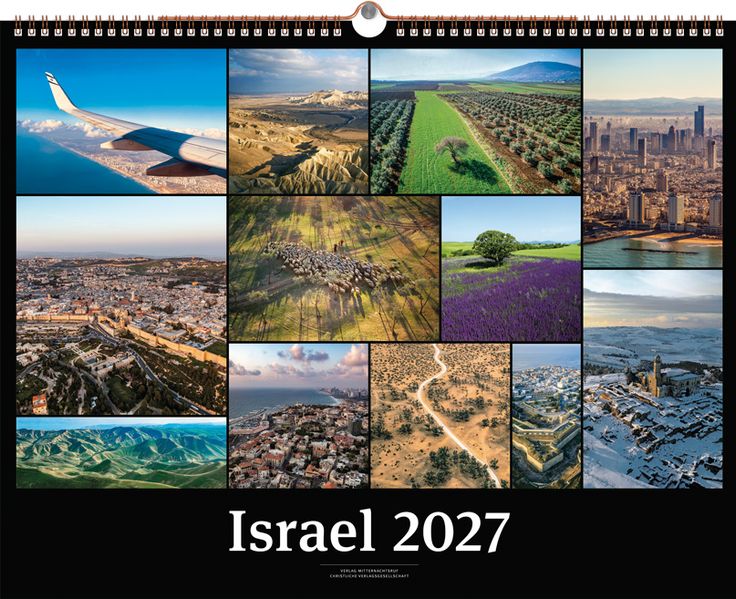 Israelkalender 2027 Black Version