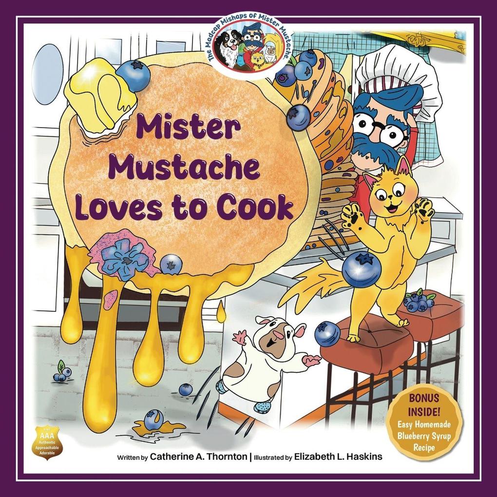 Mister Mustache Loves To Cook