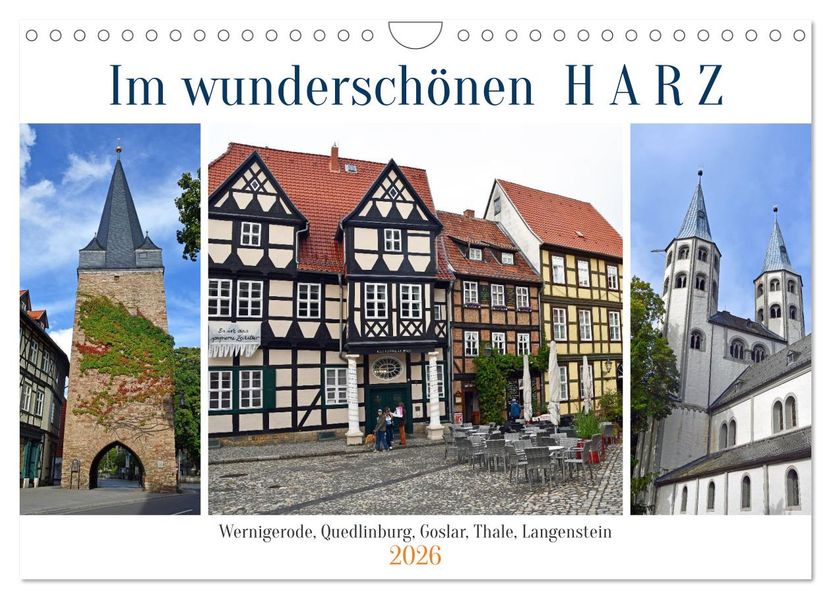 Im wunderschönen Harz (Wandkalender 2026 DIN A4 quer) CALVENDO Monatskalender
