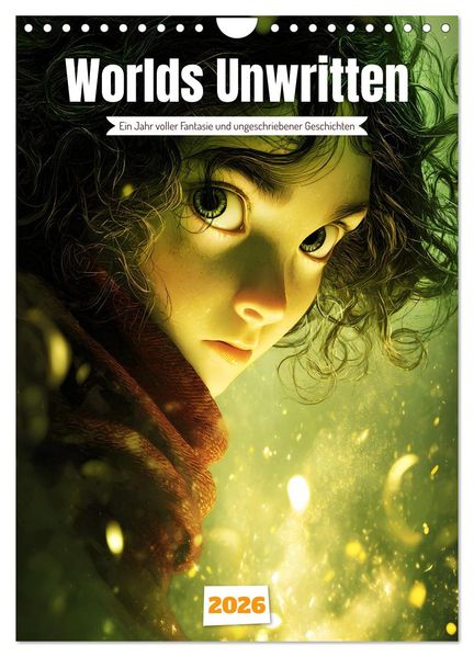 Worlds Unwritten (Wandkalender 2026 DIN A4 hoch) CALVENDO Monatskalender