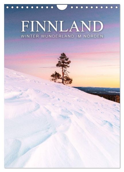 Finnland - Winter Wunderland (Wandkalender 2026 DIN A4 hoch) CALVENDO Monatskalender