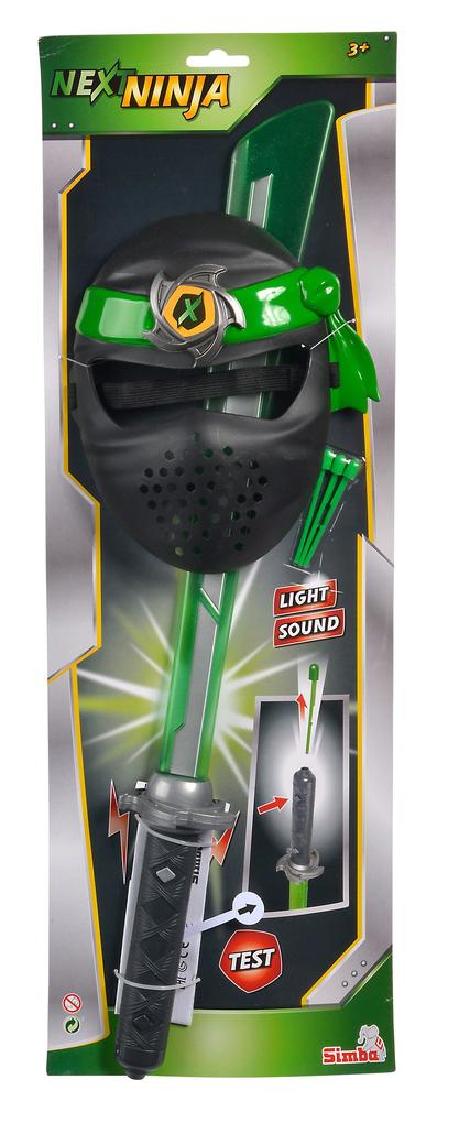Next Ninja Schwert und Maske grün