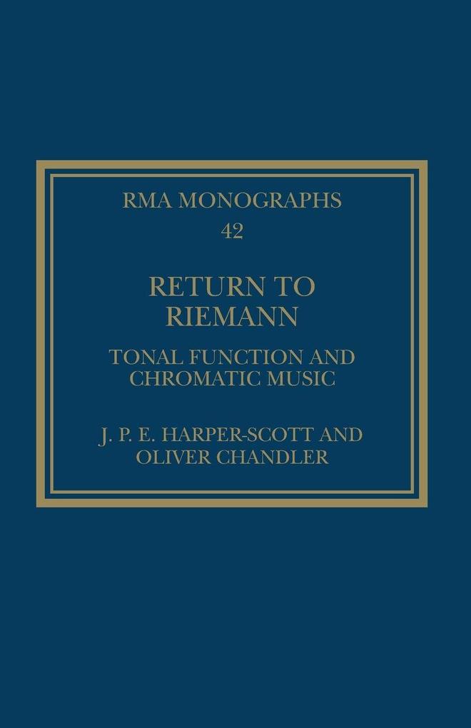 Return to Riemann