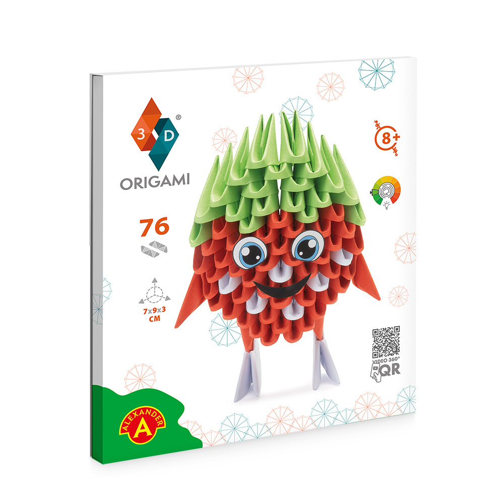 ORIGAMI 3D Strawberry