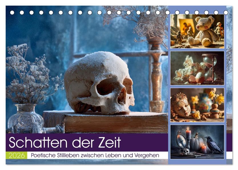 Schatten der Zeit (Tischkalender 2026 DIN A5 quer) CALVENDO Monatskalender