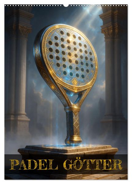 Padel Götter (Wandkalender 2026 DIN A2 hoch) CALVENDO Monatskalender