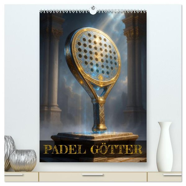 Padel Götter (hochwertiger Premium Wandkalender 2026 DIN A2 hoch) Kunstdruck in Hochglanz