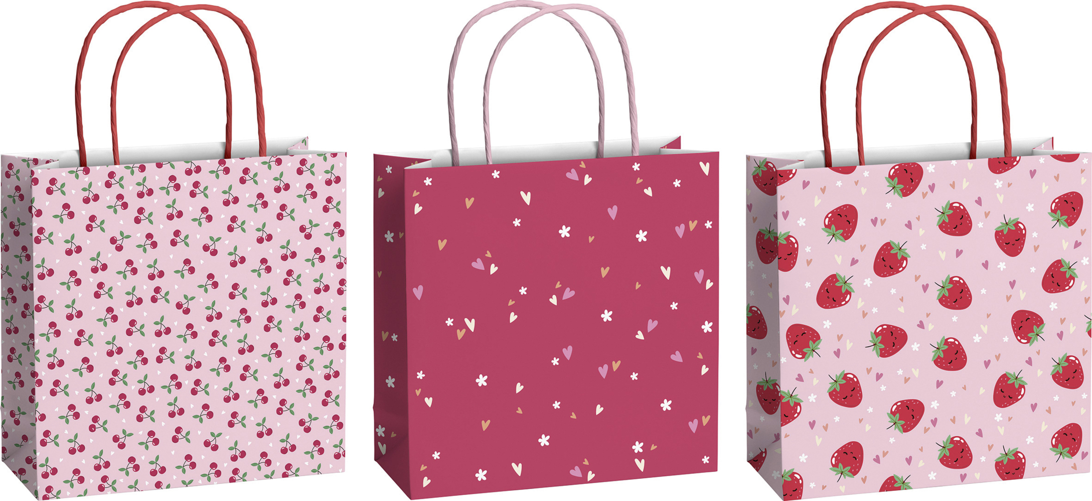 Geschenktaschen 20x8cm Yumi rosa