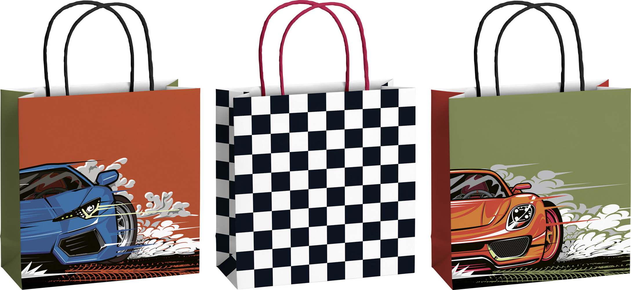 Geschenktaschen 20x8cm Schorsch rot